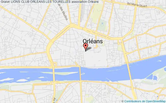 plan association Lions Club Orleans Les Tourelles Orléans