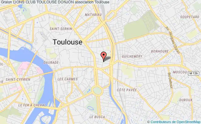 plan association Lions Club Toulouse Donjon Toulouse