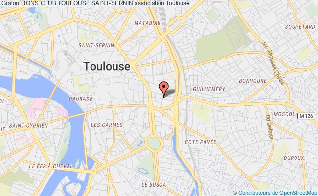 plan association Lions Club Toulouse Saint-sernin Toulouse