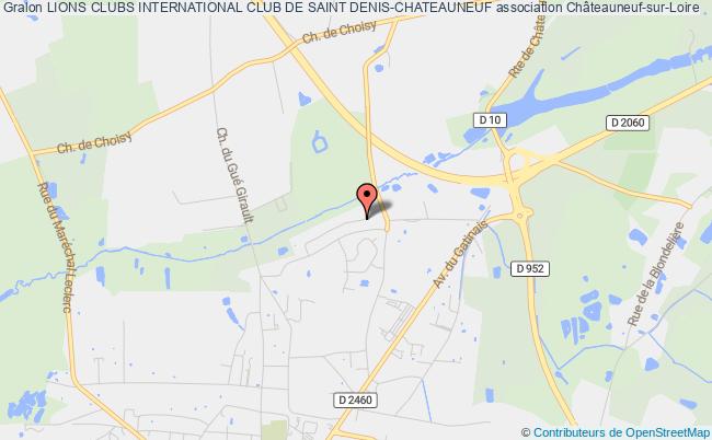 plan association Lions Clubs International Club De Saint Denis-chateauneuf Châteauneuf-sur-Loire