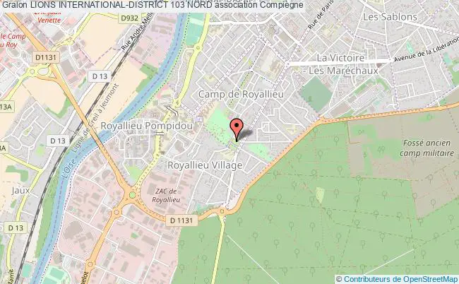 plan association Lions International-district 103 Nord Compiègne