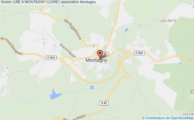 plan association Lire A Montagny (loire) Montagny