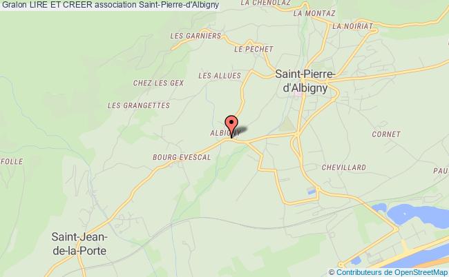 plan association Lire Et Creer Saint-Pierre-d'Albigny
