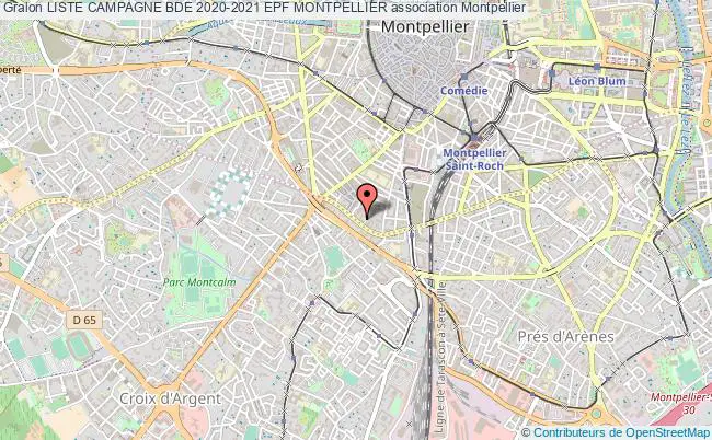 plan association Liste Campagne Bde 2020-2021 Epf Montpellier Montpellier