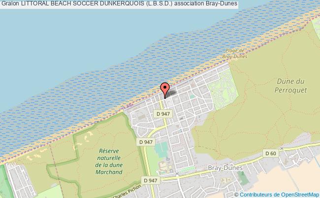 plan association Littoral Beach Soccer Dunkerquois (l.b.s.d.) Bray-Dunes