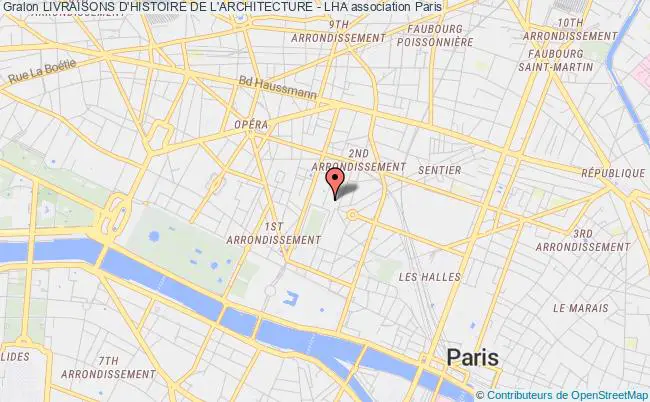 plan association Livraisons D'histoire De L'architecture - Lha Paris