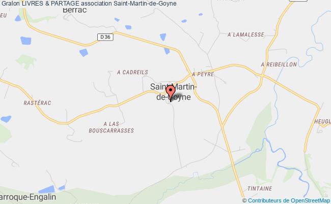 plan association Livres & Partage Saint-Martin-de-Goyne