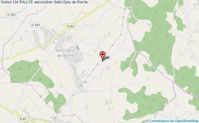 plan association Lm Rallye Saint-Igny-de-Roche