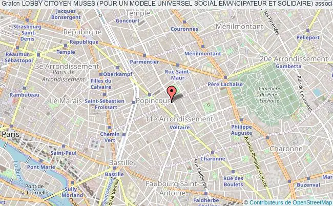 plan association Lobby Citoyen Muses (pour Un ModÈle Universel Social Émancipateur Et Solidaire) Paris