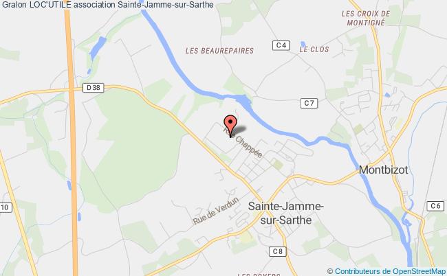 plan association Loc'utile Sainte-Jamme-sur-Sarthe