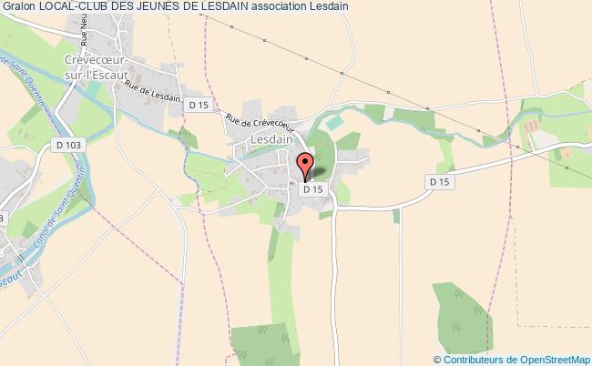 plan association Local-club Des Jeunes De Lesdain Lesdain
