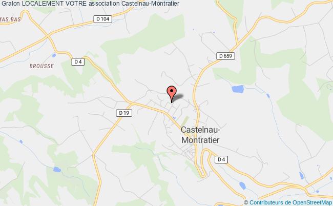 plan association Localement Votre Castelnau-Montratier