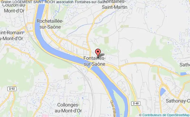 plan association Logement Saint Roch Fontaines-sur-Saône