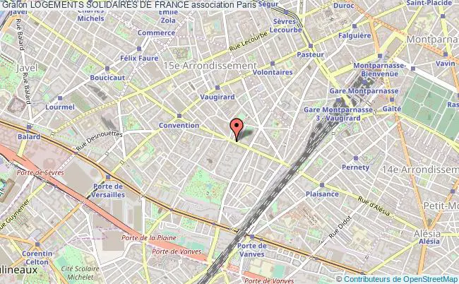 plan association Logements Solidaires De France Paris