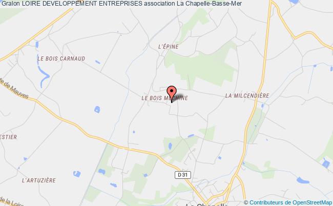 plan association Loire Developpement Entreprises Divatte-sur-Loire