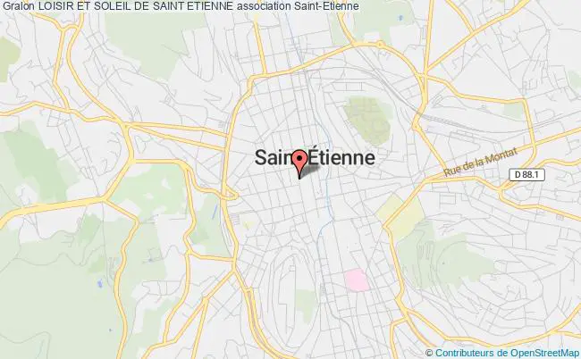 plan association Loisir Et Soleil De Saint Etienne Saint-Étienne