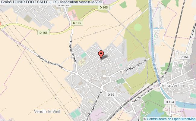 plan association Loisir Foot Salle (lfs) Vendin-le-Vieil