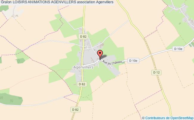 plan association Loisirs Animations Agenvillers Agenvillers