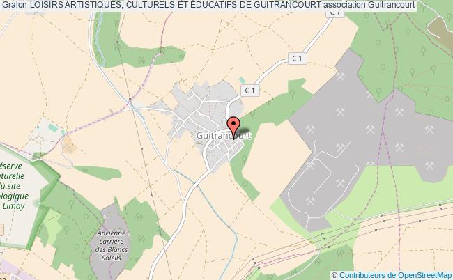 plan association Loisirs Artistiques, Culturels Et Éducatifs De Guitrancourt Guitrancourt