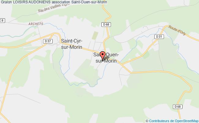 plan association Loisirs Audoniens Saint-Ouen-sur-Morin