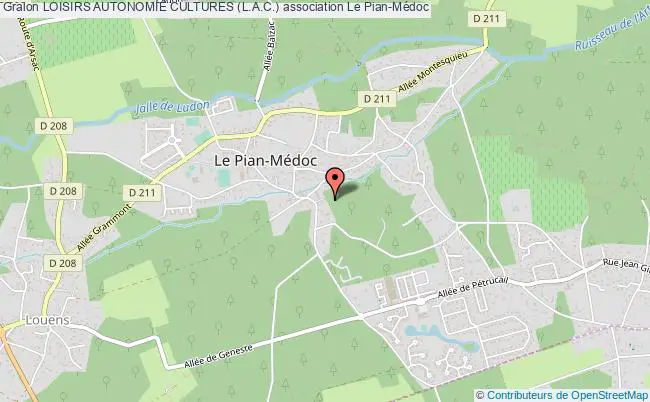 plan association Loisirs Autonomie Cultures (l.a.c.) Le    Pian-Médoc