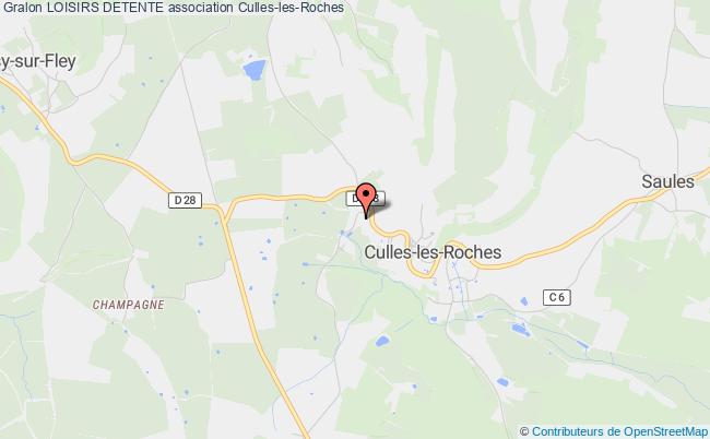 plan association Loisirs Detente Culles-les-Roches