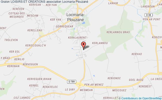 plan association Loisirs Et Creations Locmaria-Plouzané