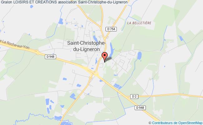 plan association Loisirs Et CrÉations Saint-Christophe-du-Ligneron