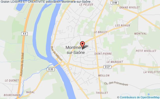 plan association Loisirs Et Creativite Montmerle-sur-Saône