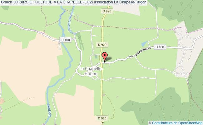 plan association Loisirs Et Culture À La Chapelle (lc2) La    Chapelle-Hugon