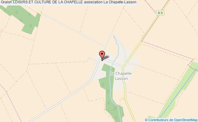 plan association Loisirs Et Culture De La Chapelle La    Chapelle-Lasson