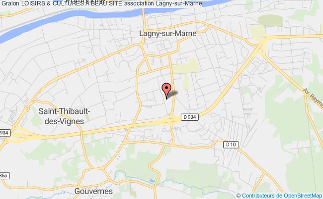 plan association Loisirs & Cultures A Beau Site Lagny-sur-Marne