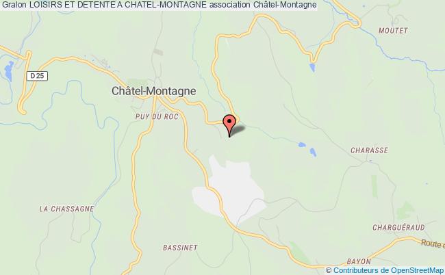 plan association Loisirs Et Detente A Chatel-montagne Châtel-Montagne