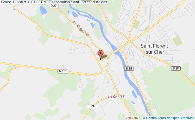 plan association Loisirs Et Detente Saint-Florent-sur-Cher