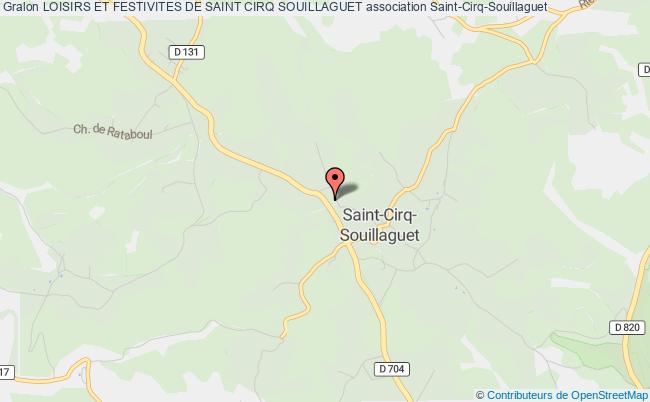 plan association Loisirs Et Festivites De Saint Cirq Souillaguet Saint-Cirq-Souillaguet