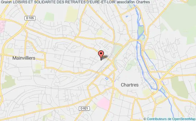 plan association Loisirs Et Solidarite Des Retraites D'eure-et-loir Chartres