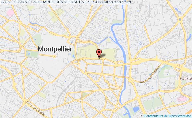 plan association Loisirs Et SolidaritÉ Des Retraites L S R Montpellier