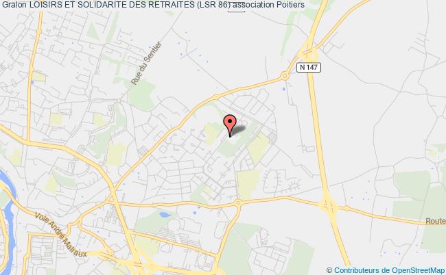 plan association Loisirs Et Solidarite Des Retraites (lsr 86) Poitiers