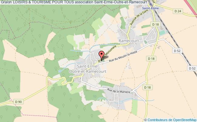 plan association Loisirs & Tourisme Pour Tous Saint-Erme-Outre-et-Ramecourt