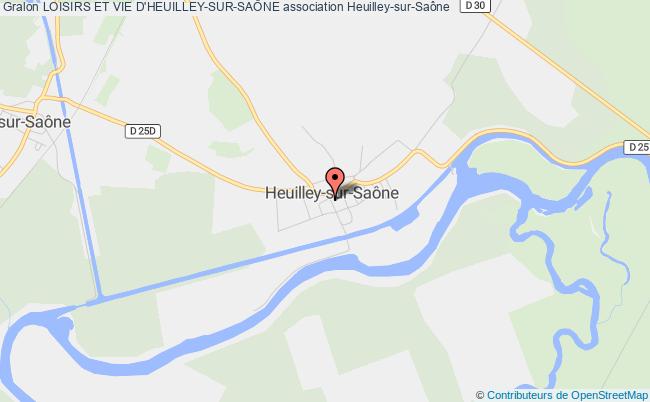 plan association Loisirs Et Vie D'heuilley-sur-saÔne Heuilley-sur-Saône