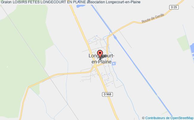 plan association Loisirs Fetes Longecourt En Plaine Longecourt-en-Plaine