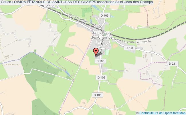 plan association Loisirs Petanque De Saint Jean Des Champs Saint-Jean-des-Champs