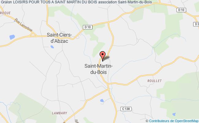 plan association Loisirs Pour Tous A Saint Martin Du Bois Saint-Martin-du-Bois