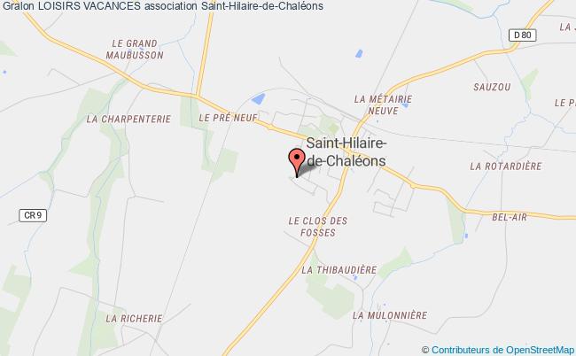 plan association Loisirs Vacances Saint-Hilaire-de-Chaléons