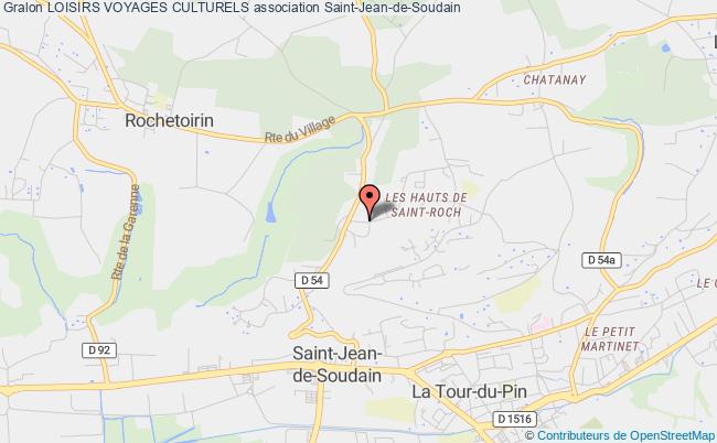 plan association Loisirs Voyages Culturels Saint-Jean-de-Soudain