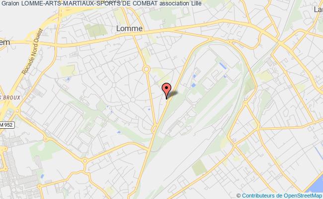 plan association Lomme-arts-martiaux-sports De Combat Lille