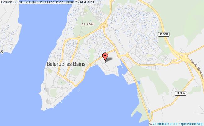 plan association Lonely Circus Balaruc-les-Bains