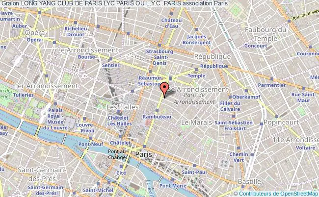 plan association Long Yang Club De Paris Lyc Paris Ou L.y.c .paris Paris