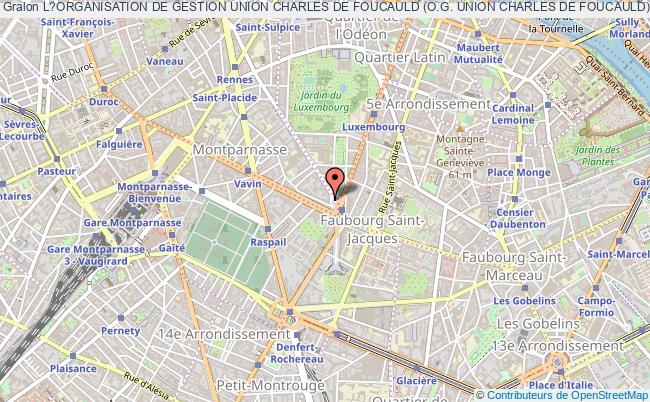 plan association L?organisation De Gestion Union Charles De Foucauld (o.g. Union Charles De Foucauld) Paris