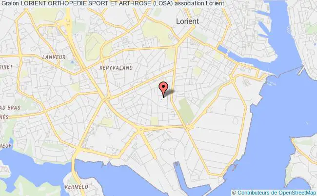 plan association Lorient Orthopedie Sport Et Arthrose (losa) Lorient